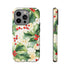 Christmas Holly on a Golden Background - Impact Resistant Phone Case iPhone 14 Pro Matte